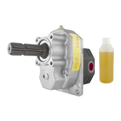 PTO GEARBOX, MALE SHAFT, RATIO 1:3,0 or 1:2,0 30KW plus cast iron pump group 3 PZ30-WOM series
