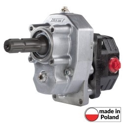 PTO gearbox with stub and...