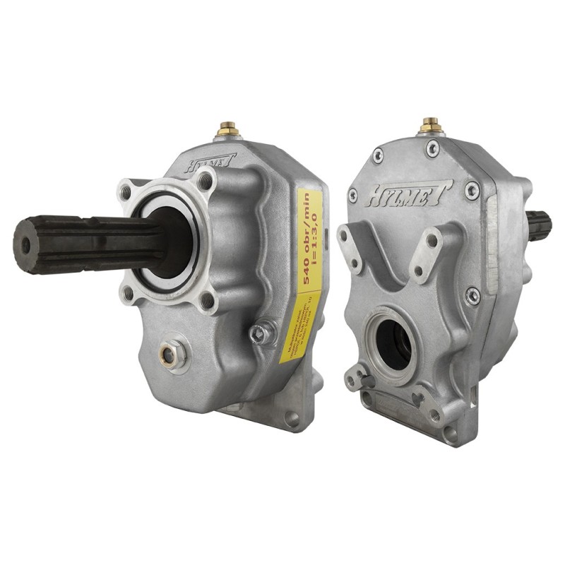 PTO GEARBOX, MALE SHAFT, RATIO 1:3,0, 30KW for gear pump group 2 and 3.