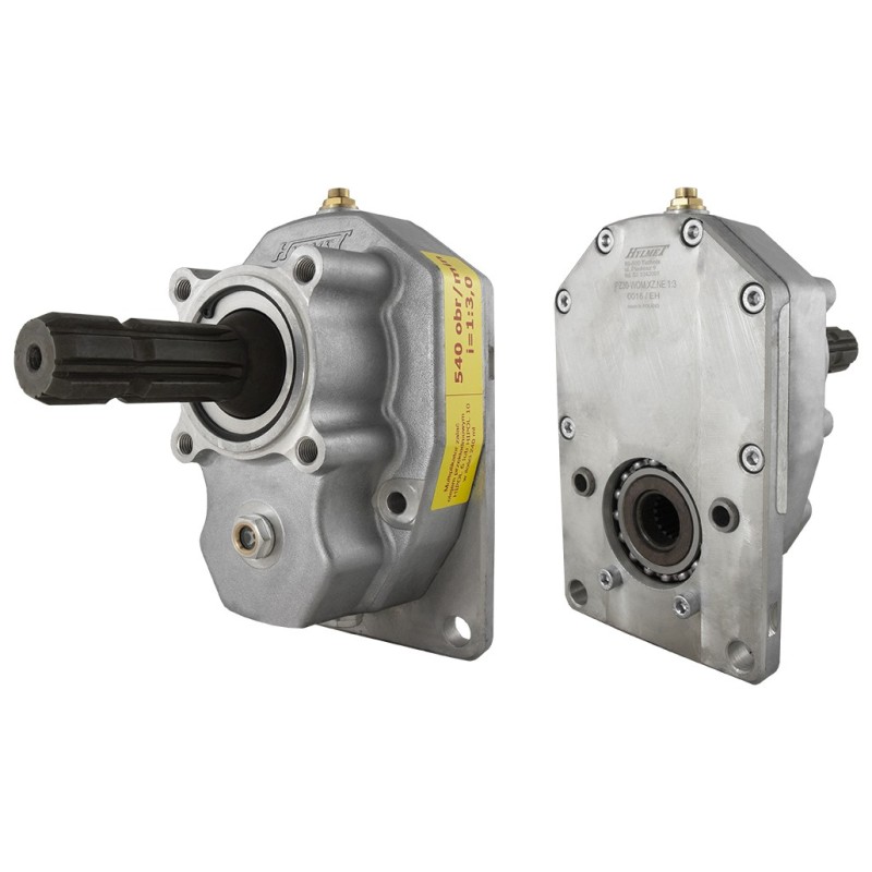 PTO GEARBOX, MALE SHAFT, RATIO 1:3,0, 30KW for PZ30-WOM gear pump.