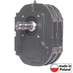 Übersetzungsgetriebe Stahlguss für Pumpen SAE-BB mit Zapfwellenstummel 1-3/8" 6 Zähne
